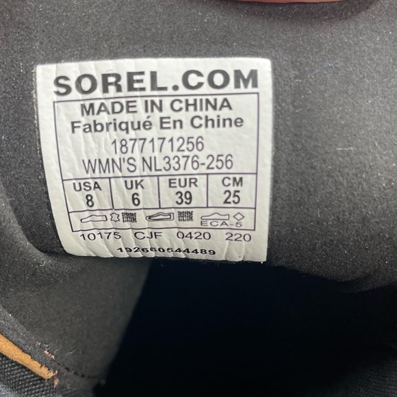 Sorel Lexie Wedge Boot Waterproof Winter Heel Sz 8 - Picture 9 of 11